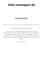 Mobile Screenshot of elite-massagen.de